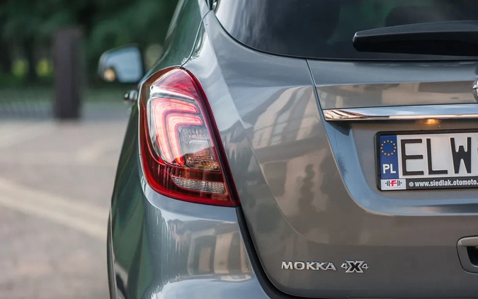 Opel Mokka cena 65900 przebieg: 134926, rok produkcji 2017 z Piotrków Trybunalski małe 596